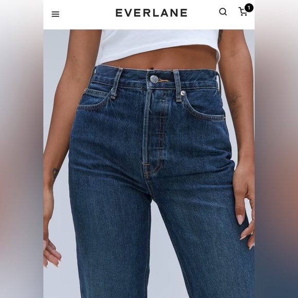 Everlane High Rise Rigid 27x28 - Picture 3 of 12